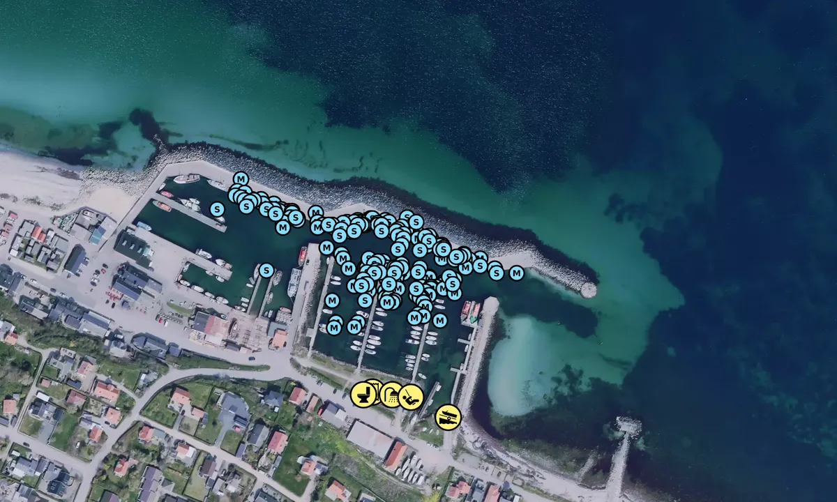 Satelite image of Odden Havn