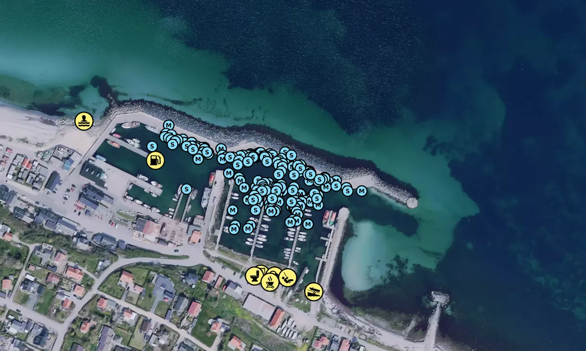 Satelite image of Odden Havn