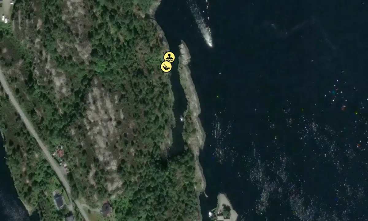 Satelite image of Øen
