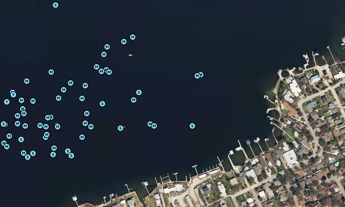 Satelite image of Offatts Bayou