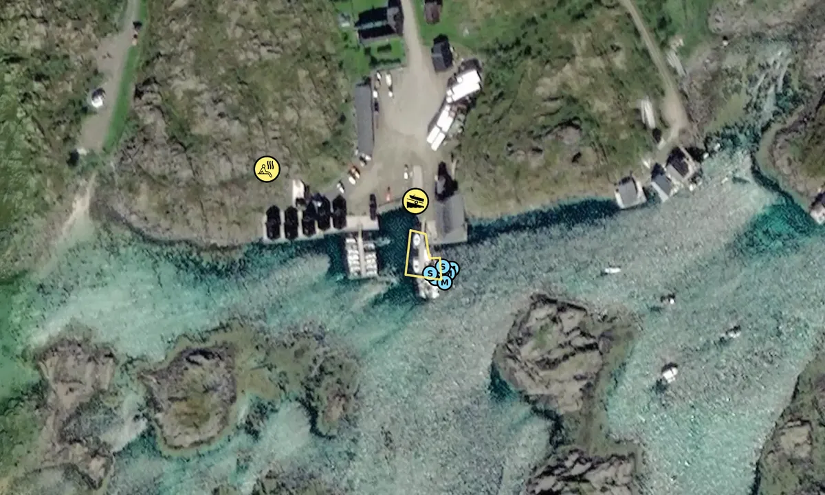 Satelite image of Offersøy