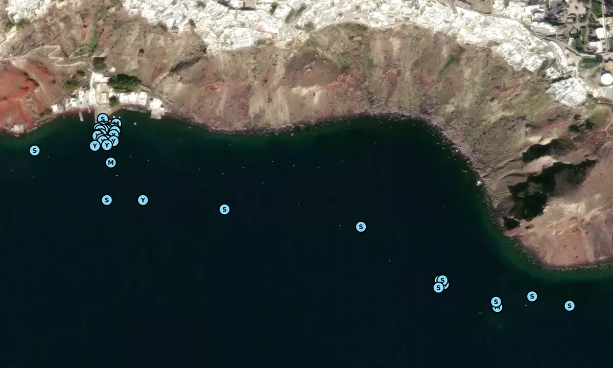 Satelite image of Oia