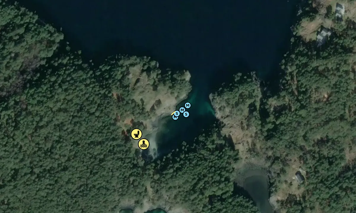Satelite image of Oksabåsen - Storeknappen