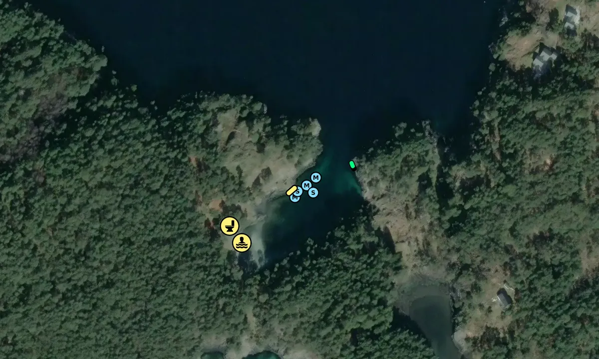 Satelite image of Oksabåsen - Storeknappen