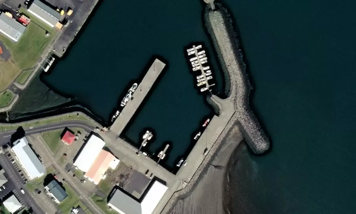 Satelite image of Ólafsvík