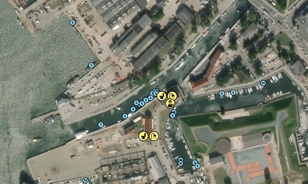 Satelite image of Old Castle Harbour Marina