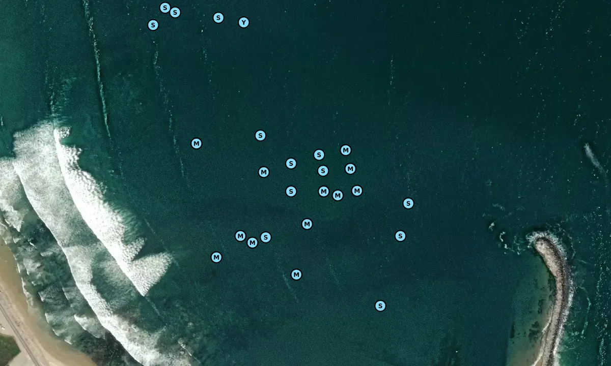 Satelite image of Old Harbor anchorage