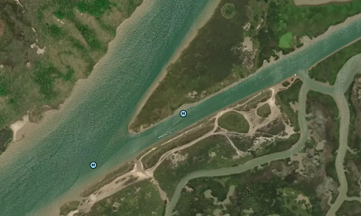 Satelite image of Old ICW Entrance