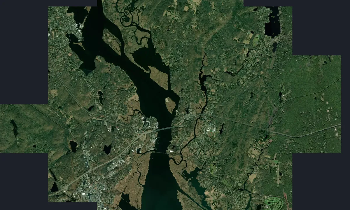Flyfoto av Old Lyme Marina