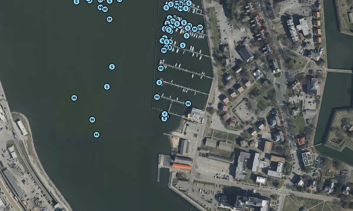 Satelite image of Old Point Comfort Marina - Hampton