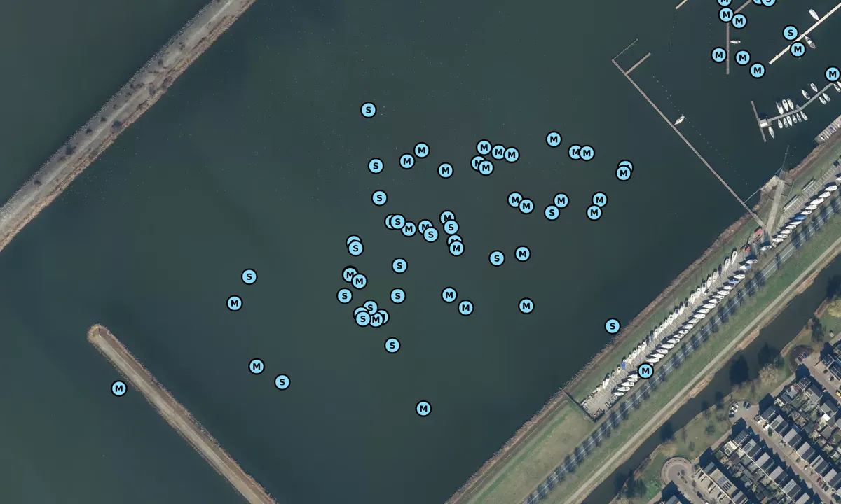 Satelite image of Old Tree Anchorage - Lelystad