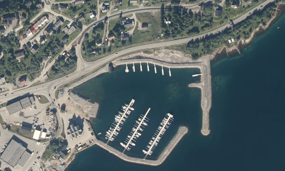 Flyfoto av Olderhamna