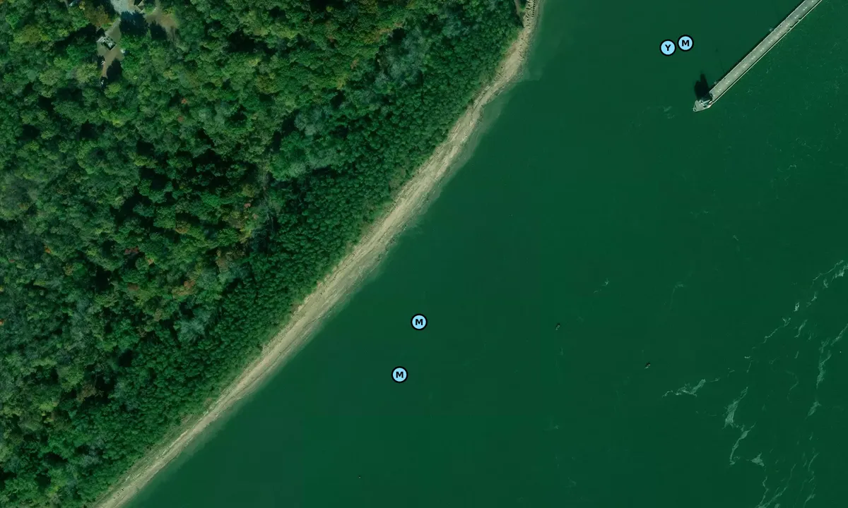 Satelite image of Olmsted Lock