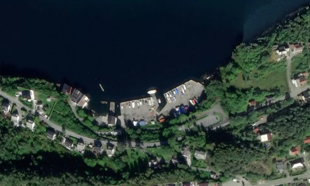 Satelite image of Olsvikskaret Eiendom Havn