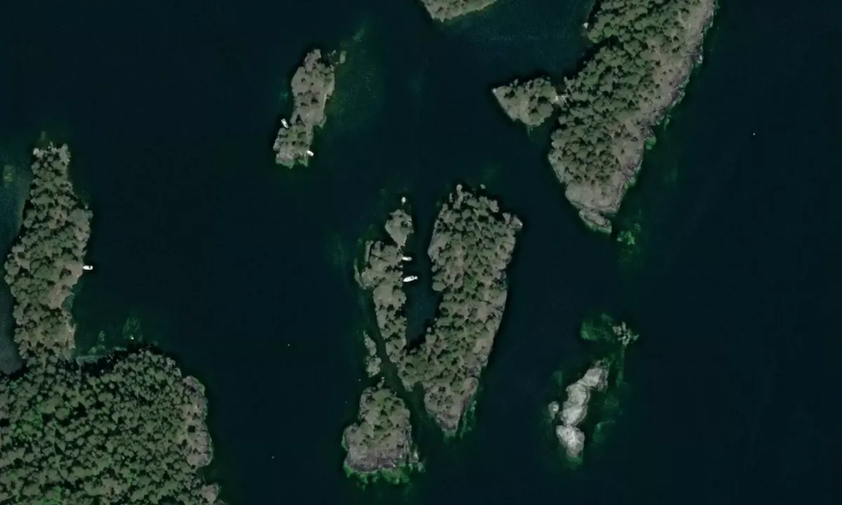 Flyfoto av Ombo öar
