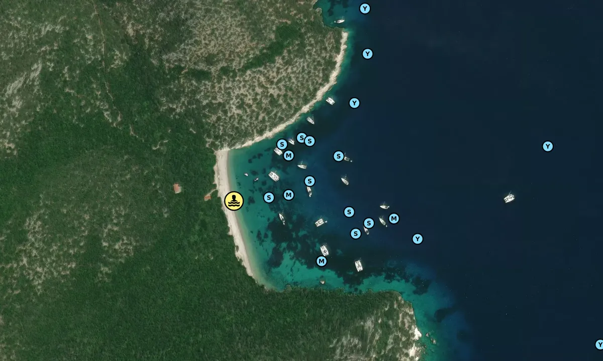 Satelite image of One house bay