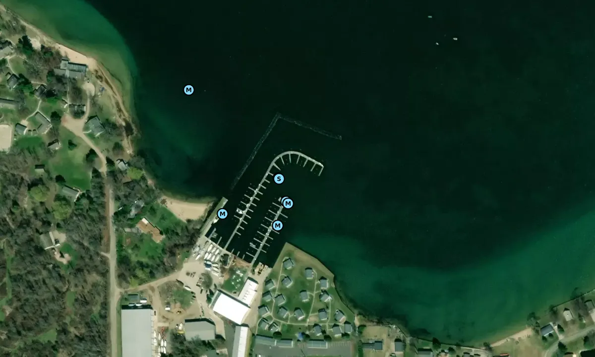 Satelite image of Onekama Marine