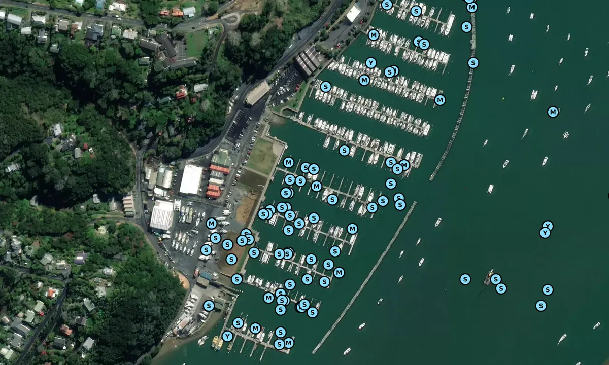 Satelite image of Opua Marina