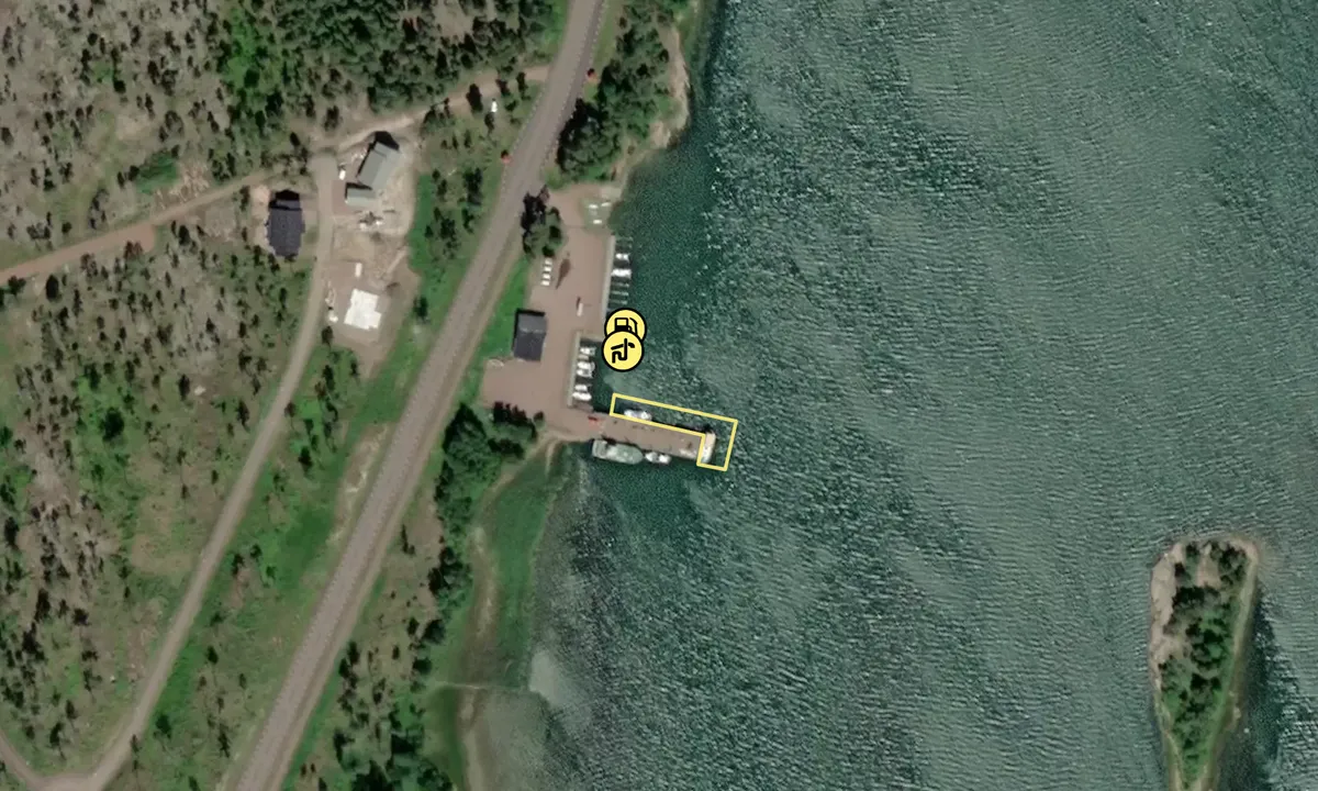 Satelite image of Öra small boat harbour