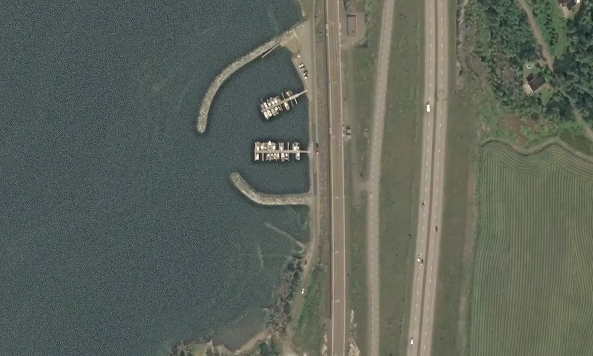 Satelite image of Ørbekk