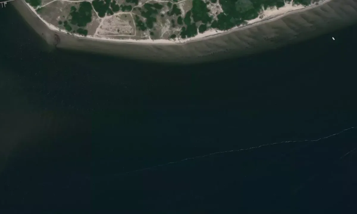 Satelite image of Oregon inlet