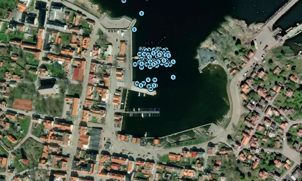 Satelite image of Öregrund