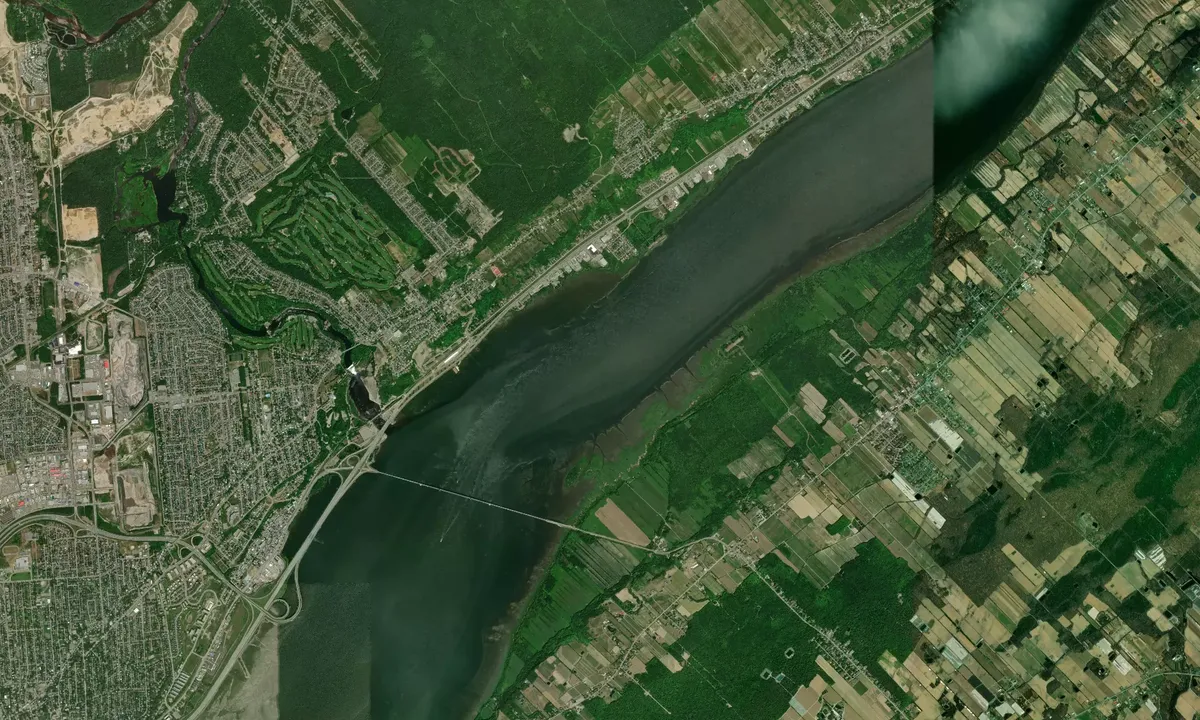 Flyfoto av Orleans Island