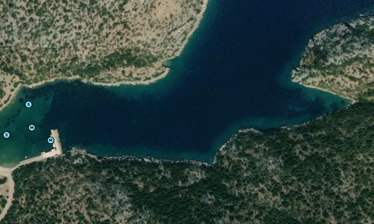 Satelite image of Ormos Firakos