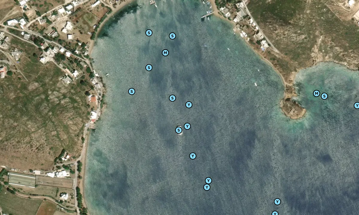 Satelite image of Ormos Grikou