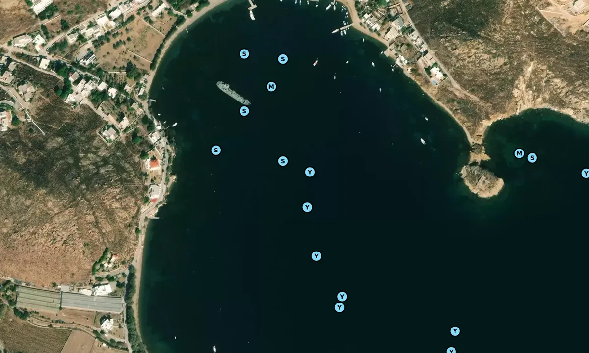 Satelite image of Ormos Grikou