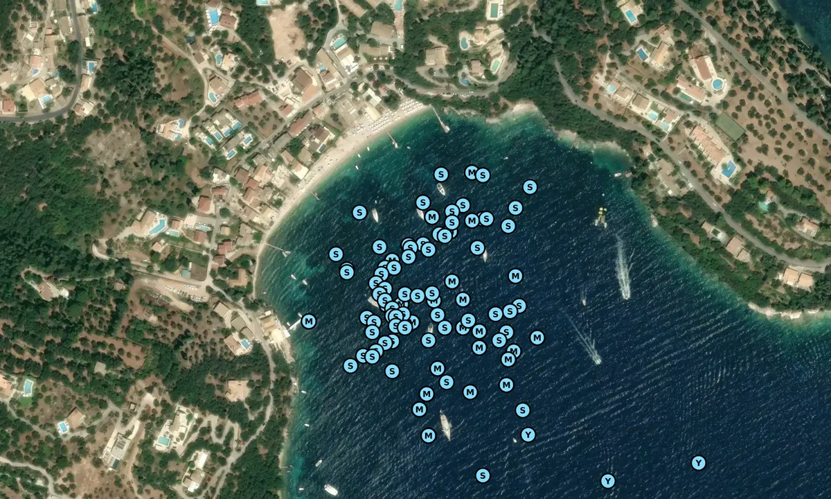 Satelite image of Ormos Kalami