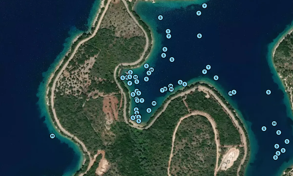 Satelite image of Ormos Kapela