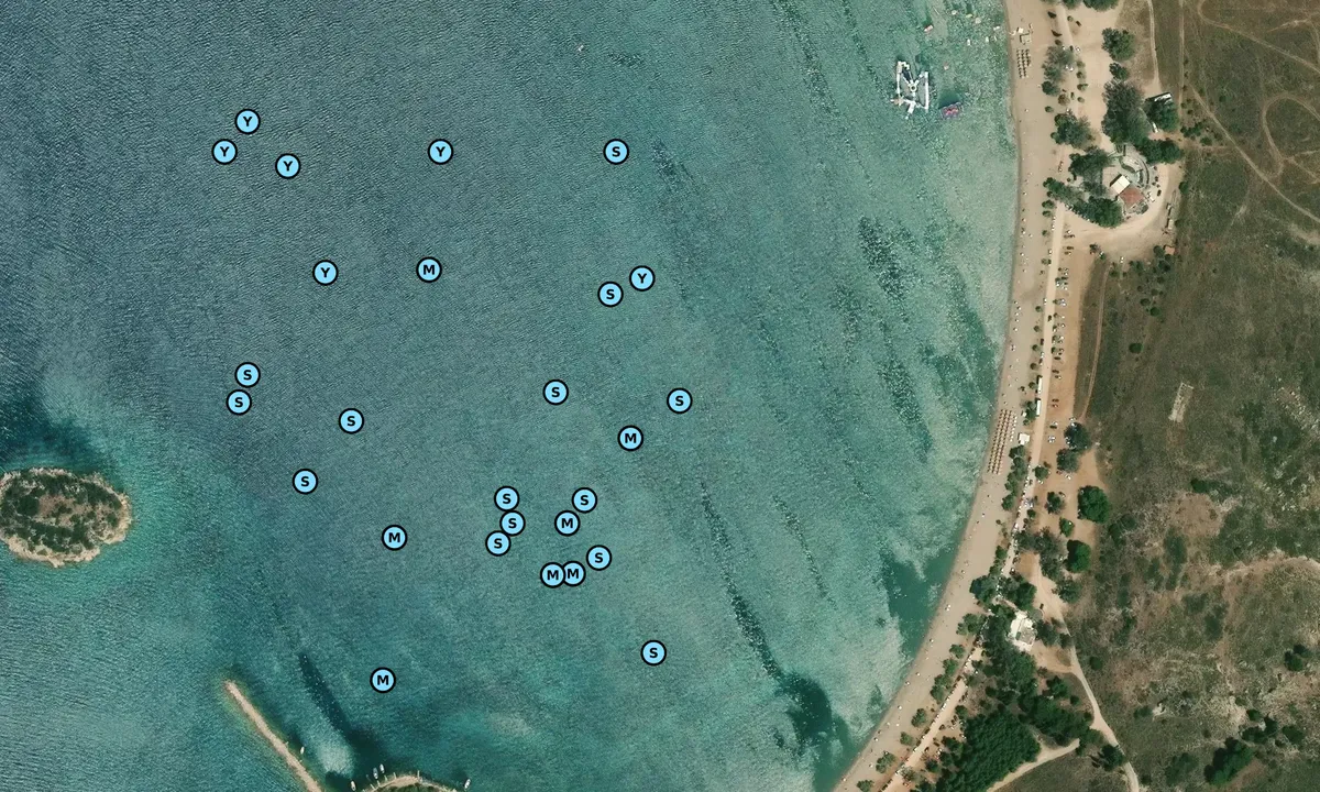 Satelite image of Ormos Karathoas