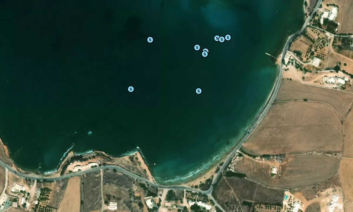 Satelite image of Ormos Langeri South