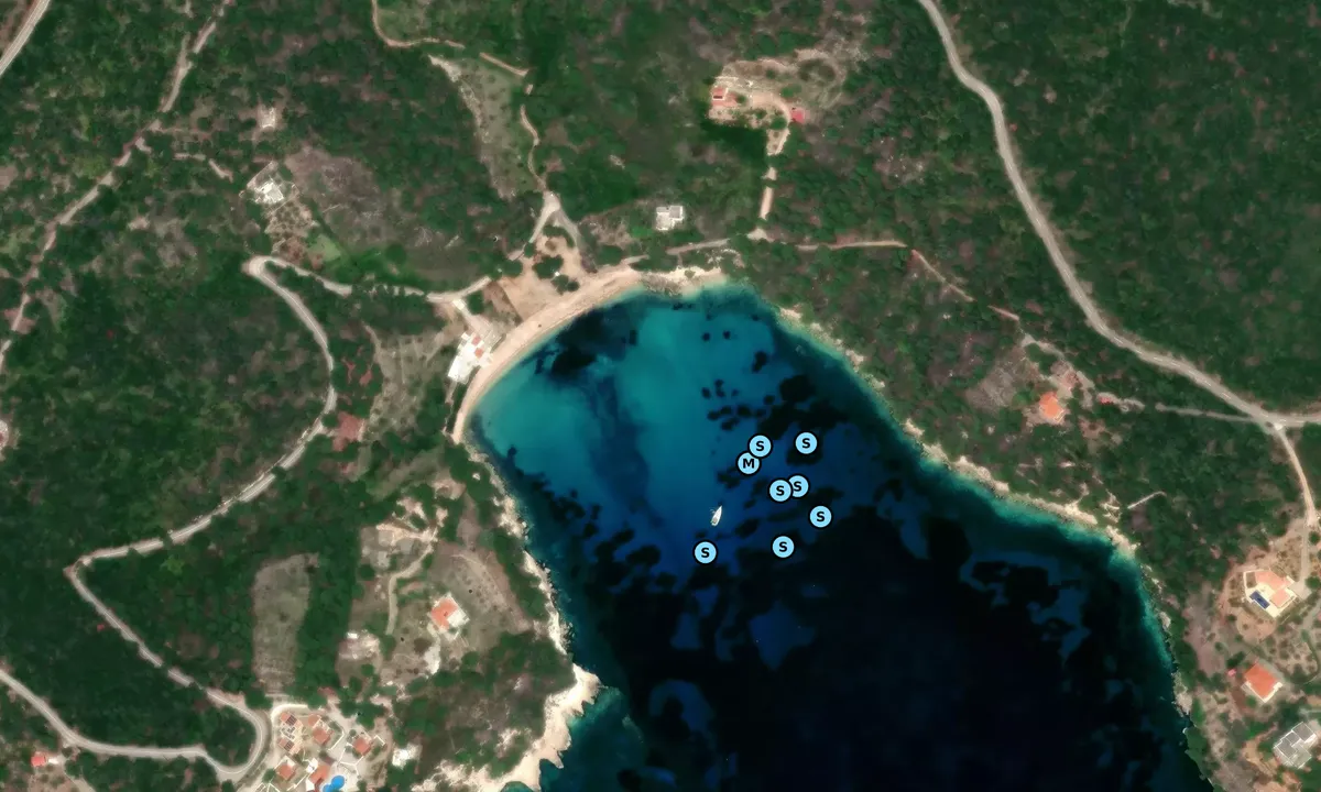 Satelite image of Ormos Milia