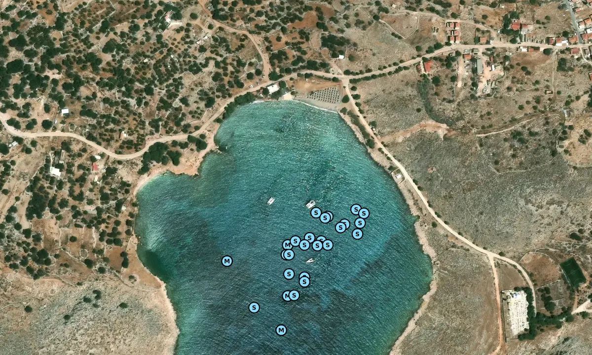 Satelite image of Ormos Patamos