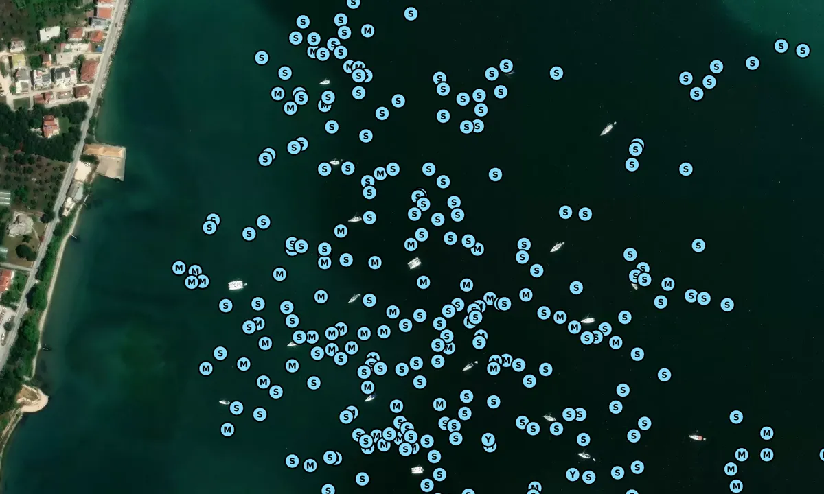 Satelite image of Ormos Prevezis