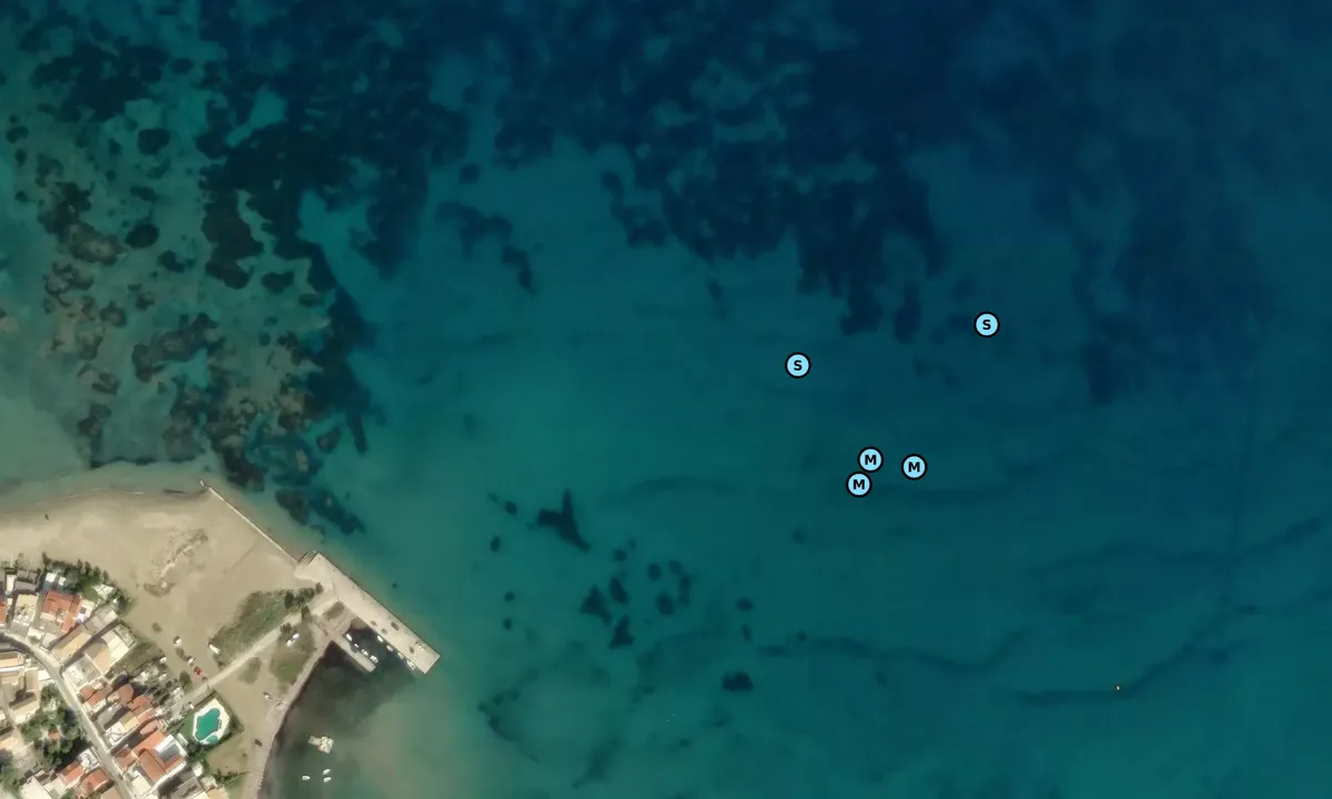 Satelite image of Ormos Sidari