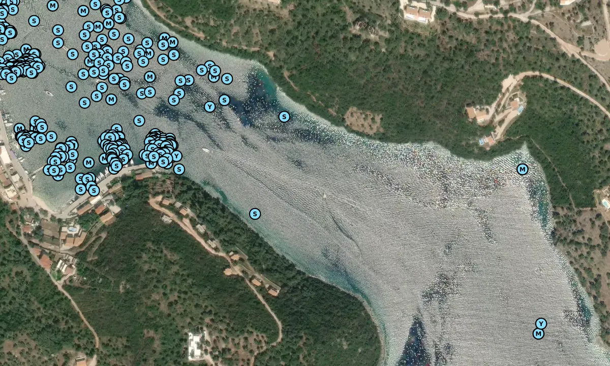 Satelite image of Ormos Sivota