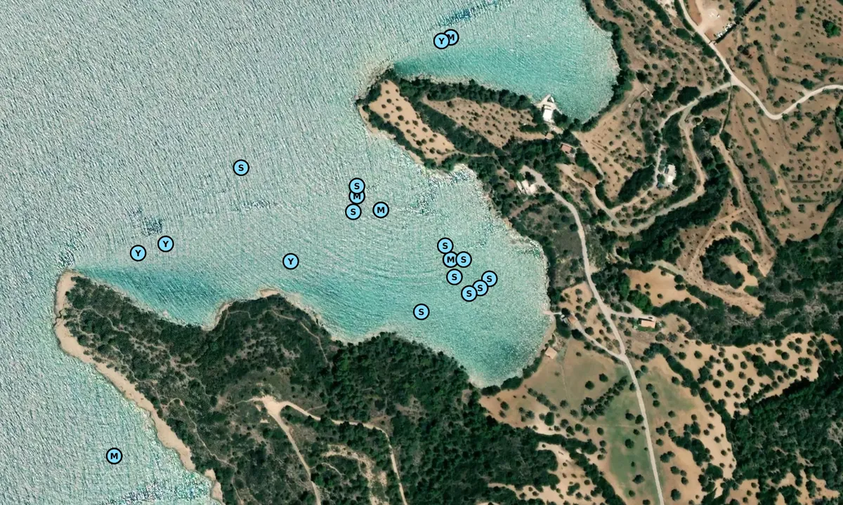 Satelite image of Ormos Vivamare