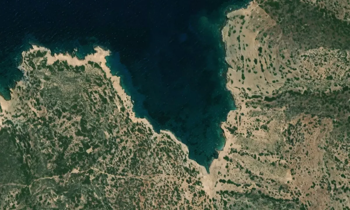Flyfoto av Ormos Vourkaria