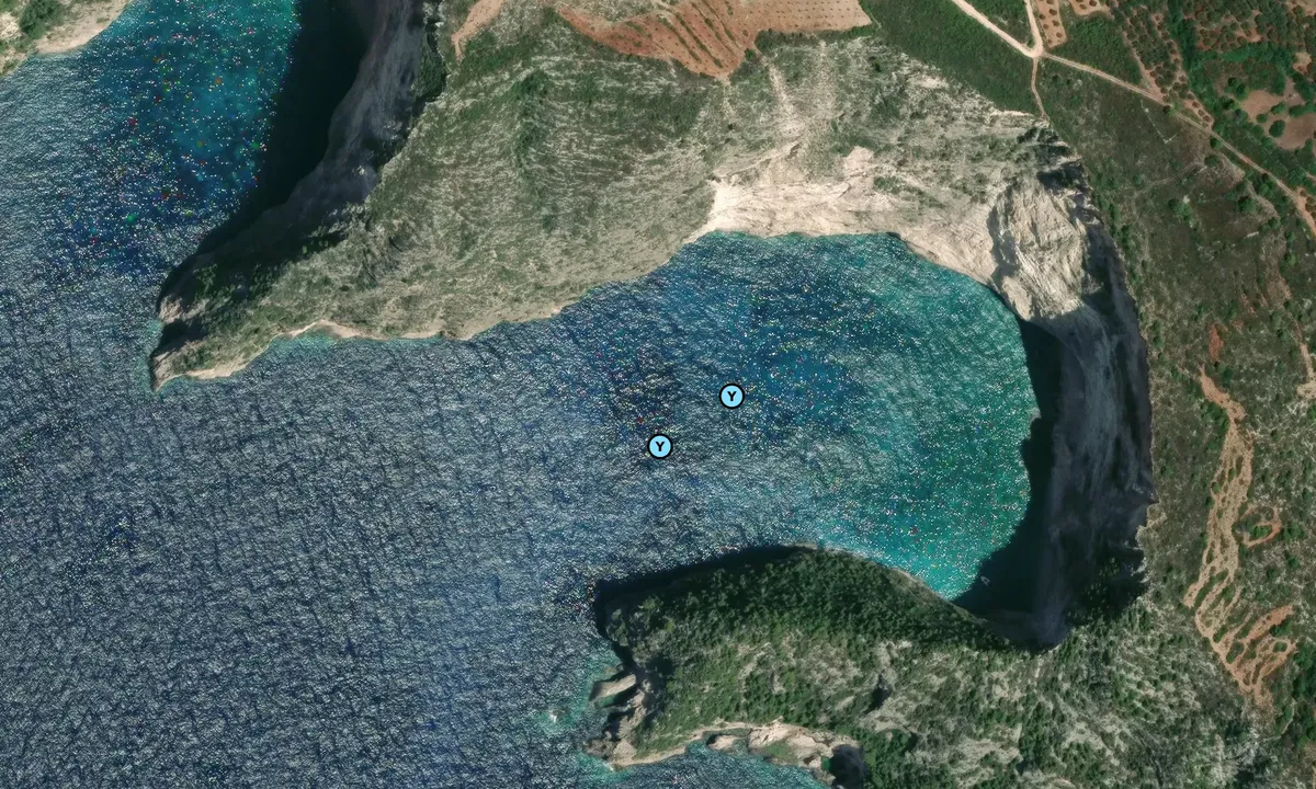 Satelite image of Ormos Zachari