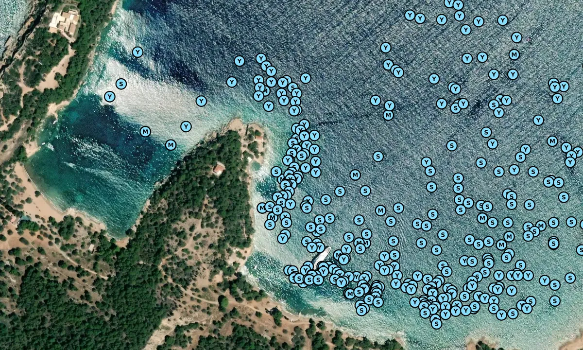 Satelite image of Ormos Zogeria