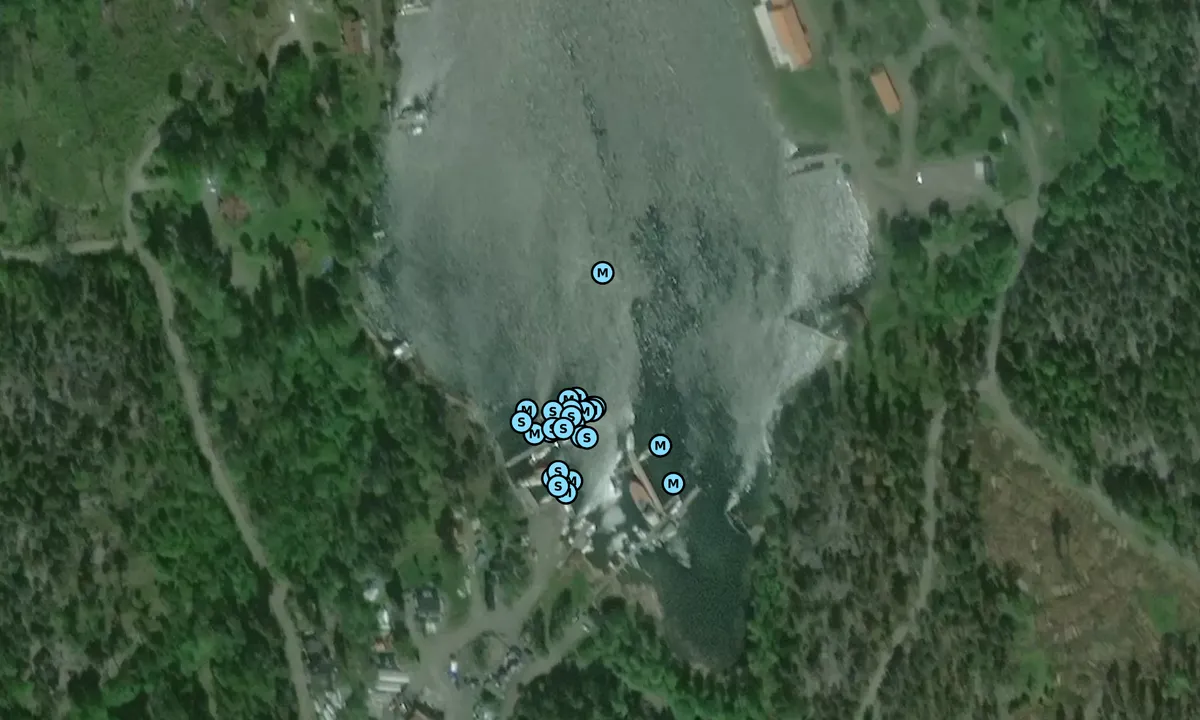 Satelite image of Ornöbåtvarvs Gästhamn