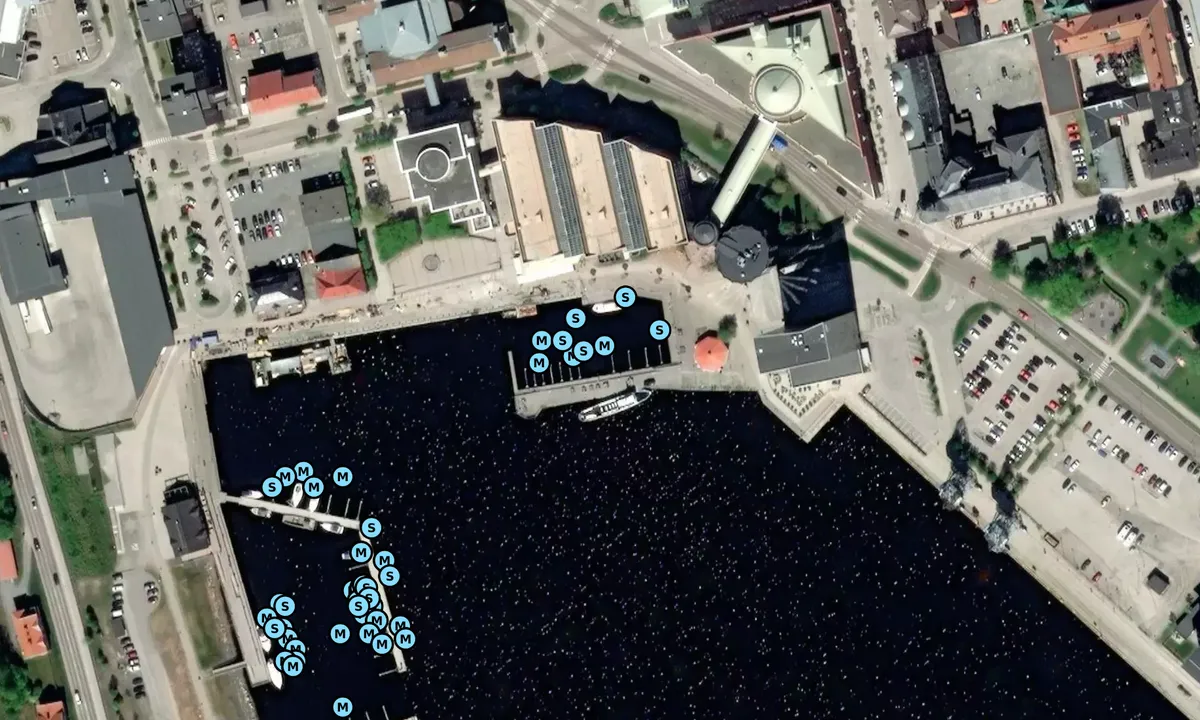 Satelite image of Örnsköldsvik