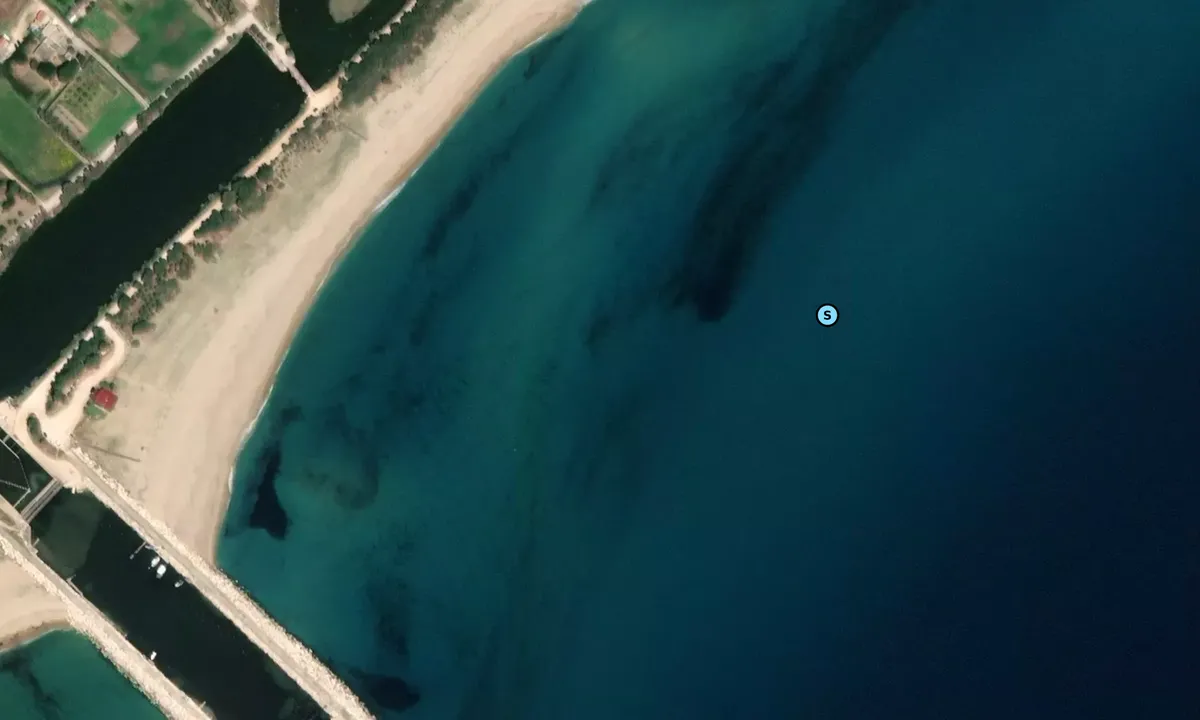 Satelite image of Orosei - Nuoro