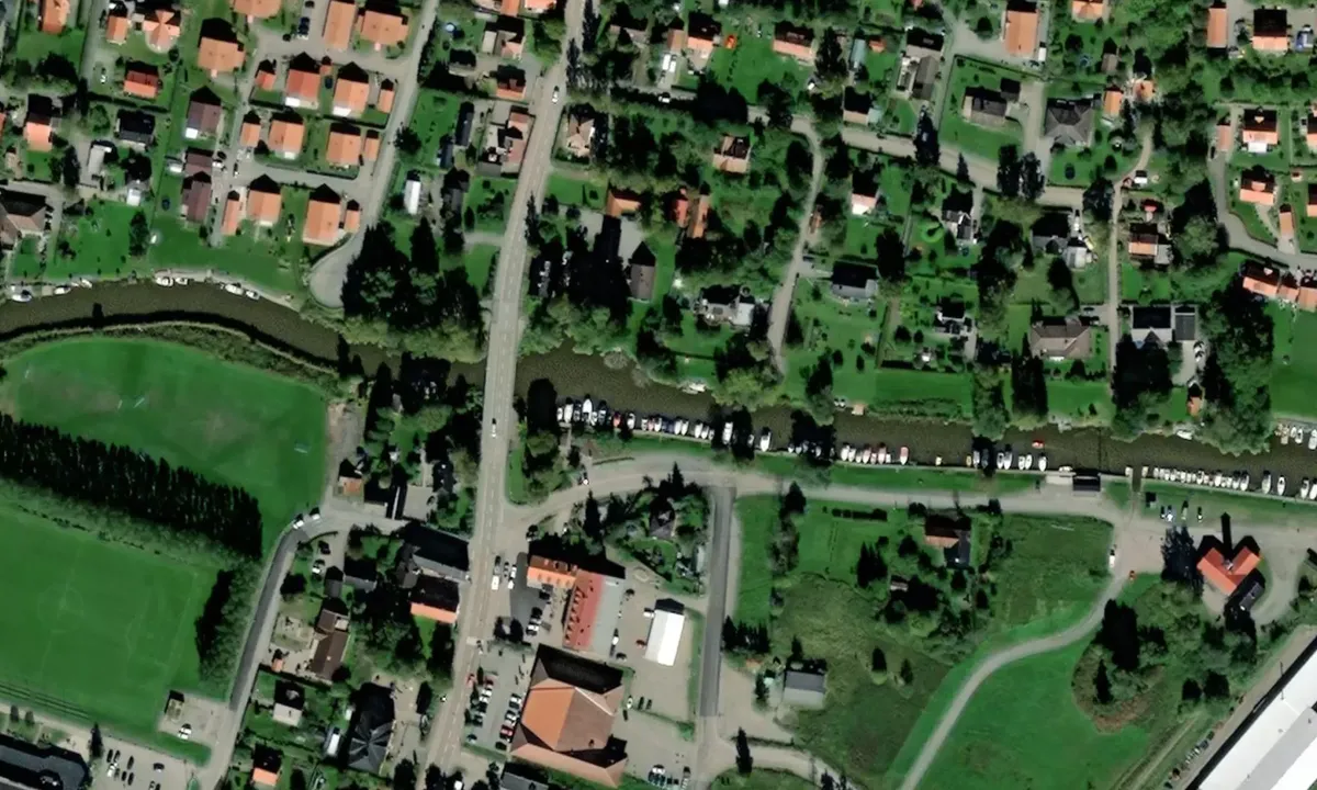Satelite image of Örsundsbro