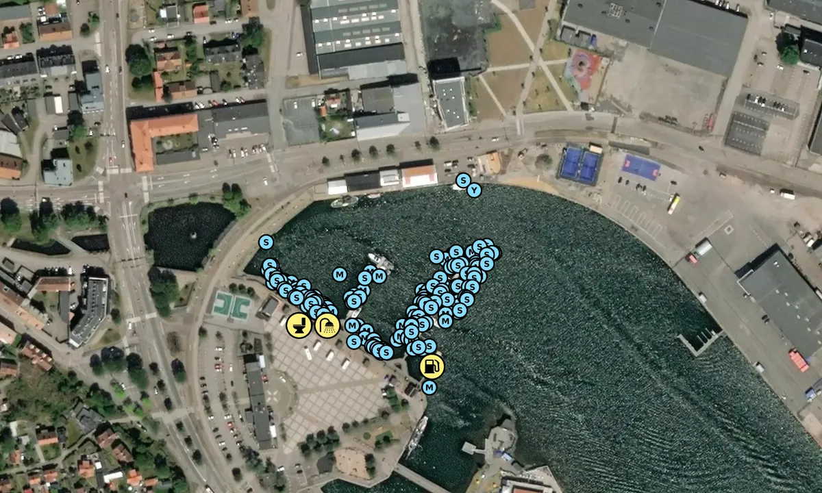 Satelite image of Oskarshamn - Brädholmen