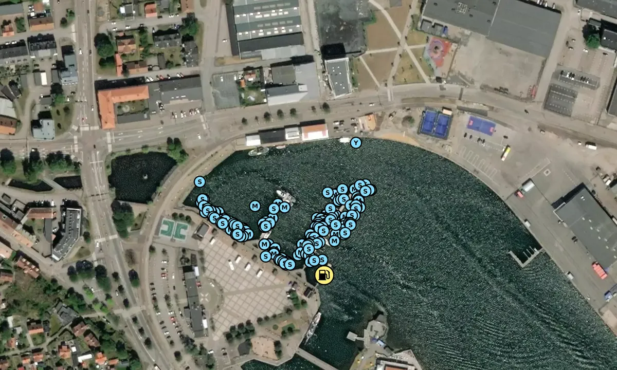 Satelite image of Oskarshamn - Brädholmen
