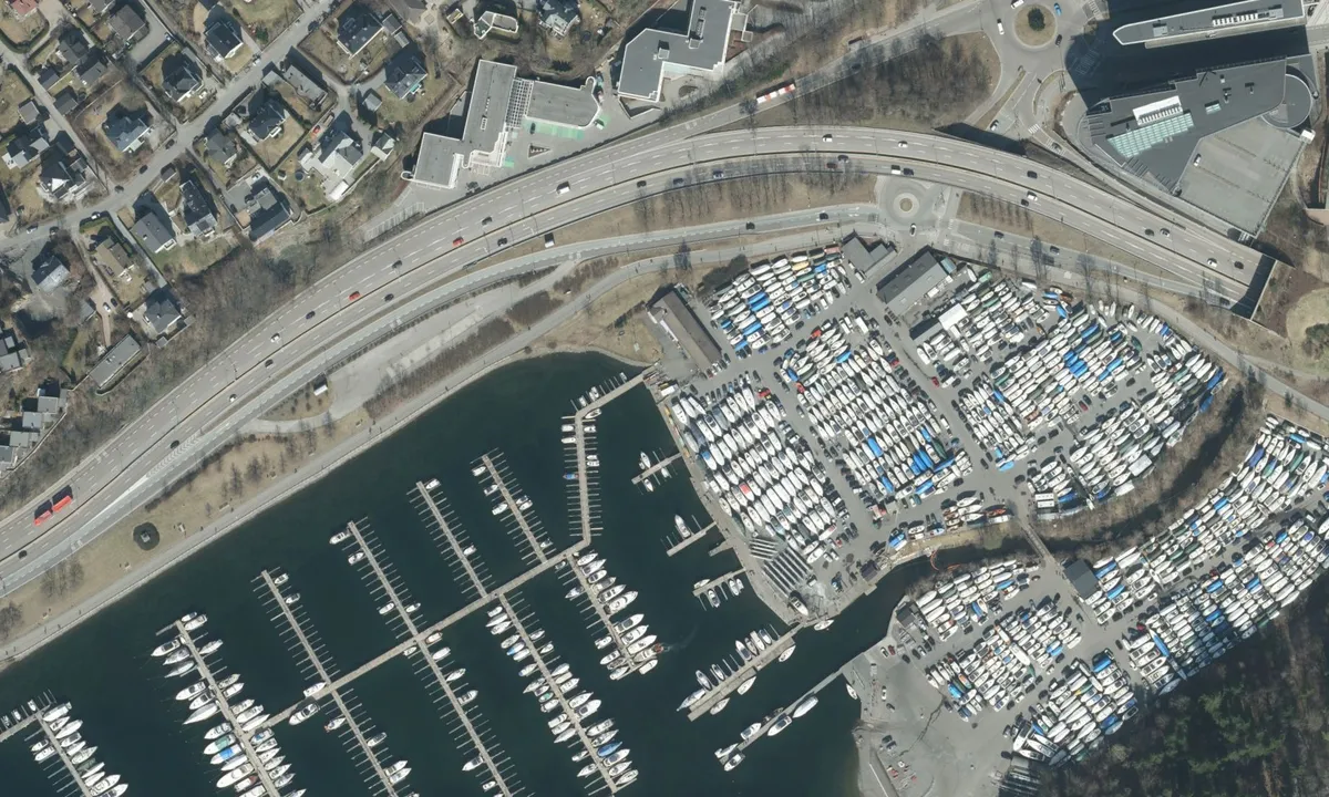 Flyfoto av Oslo Motorbåtforening
